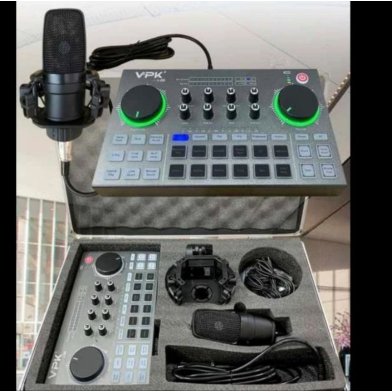 SoundCard VPK I 99 Microphone VPK 199 Mic Rekaman Studio Original