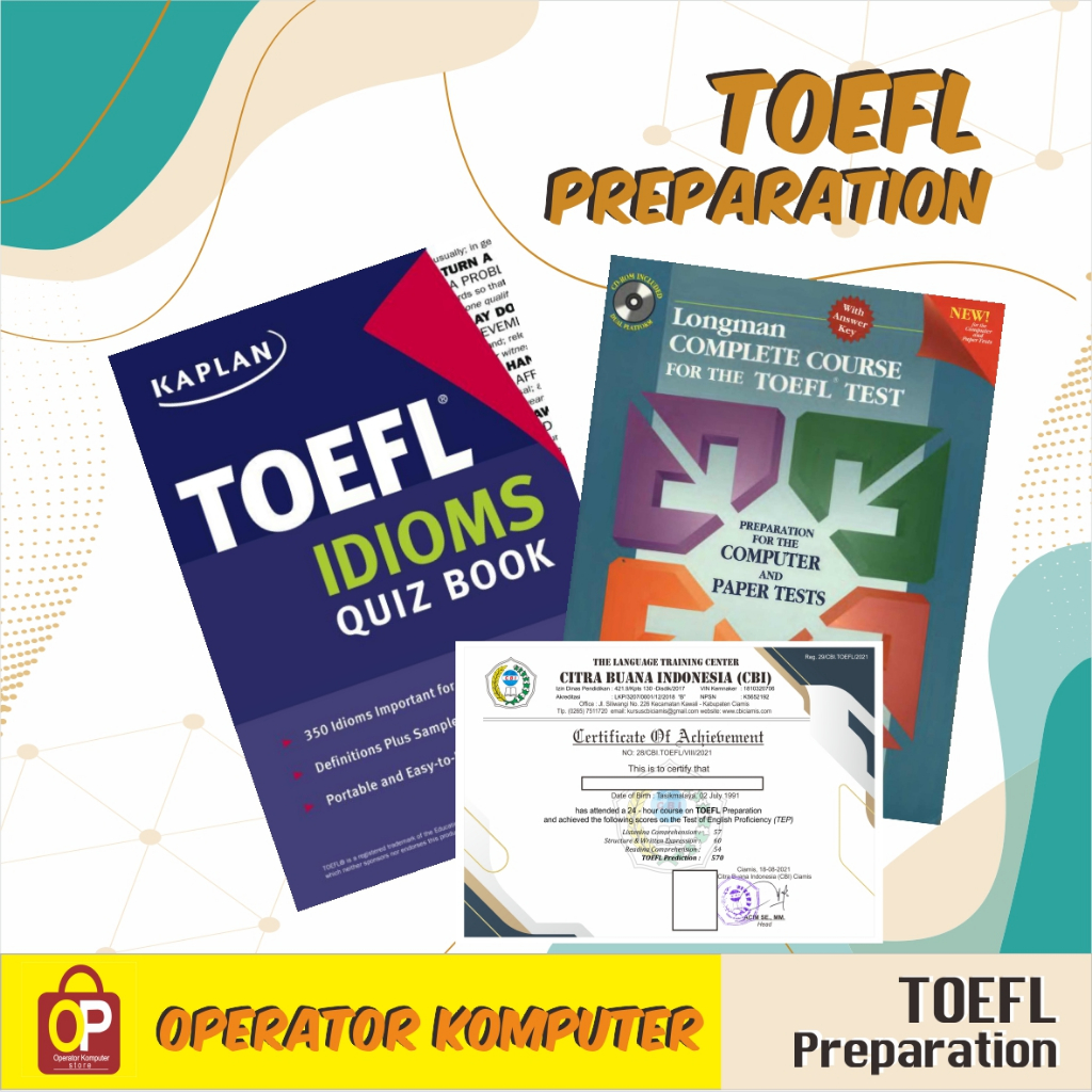 SERTIFIKASI TOEFL ITP PREPARATION TEKNIS ONLINE RESMI