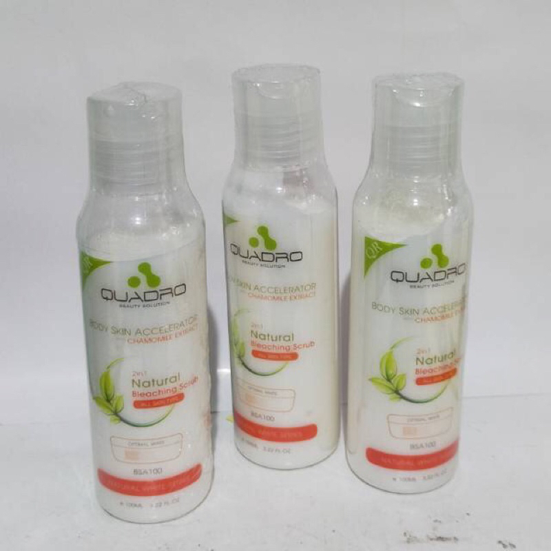 QUADRO BLEACHING BADAN / QUADRO BODY SKIN / QUADRO SCRUB PEMUTIH