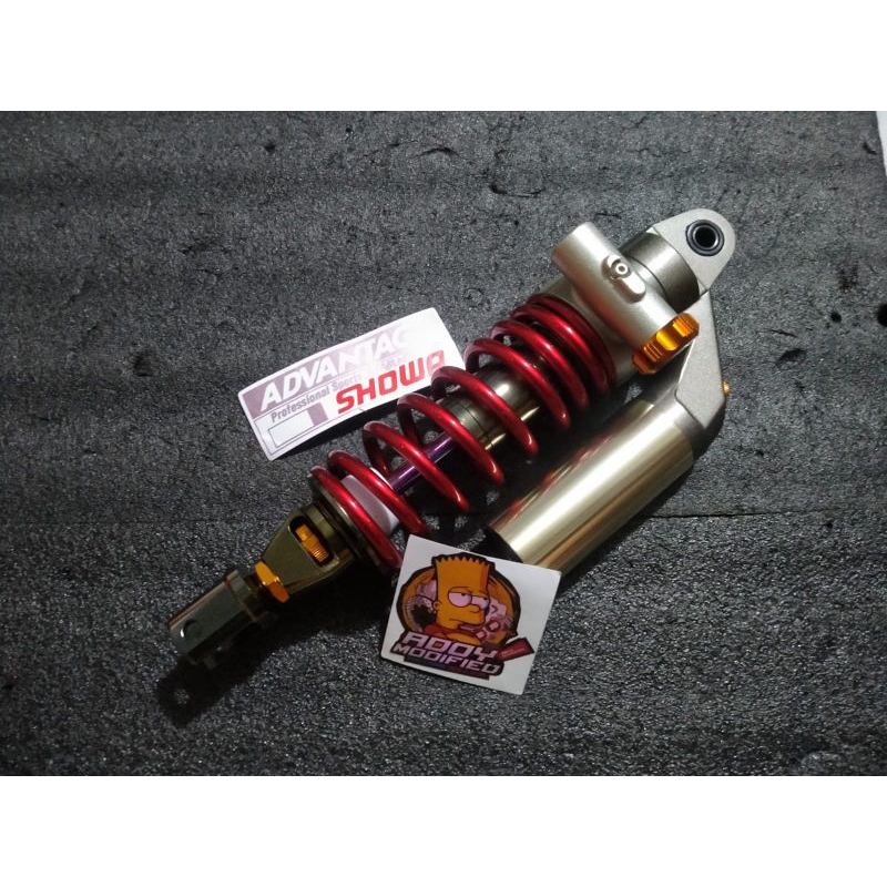 Shock showa stel cnc red size 330mm Vario 125/150 original thailand