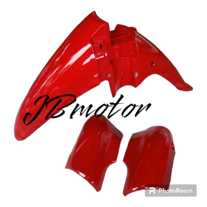 Spakbor depan Supra x lama Supra fit lama merah doff