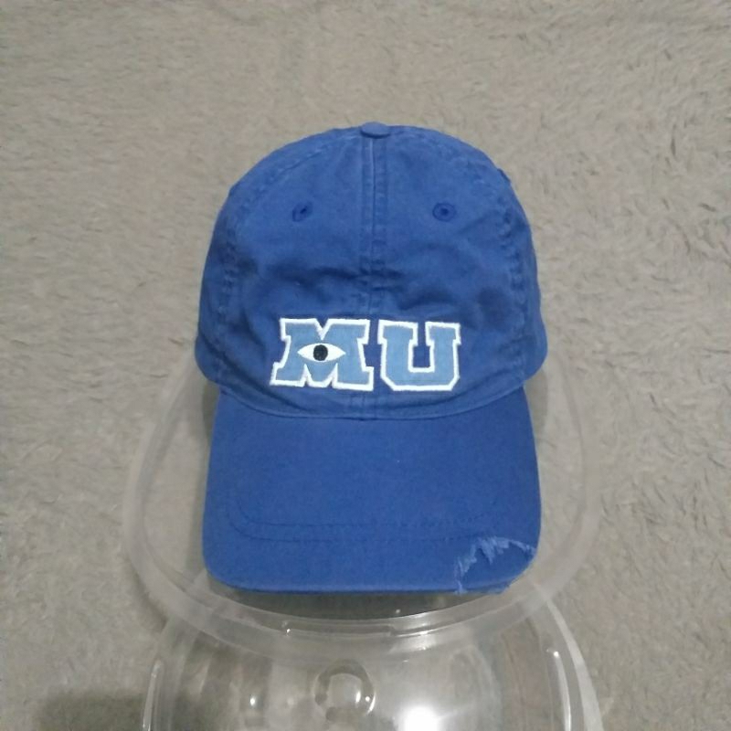 Topi monster university original dari disney model ripped foto sendiri