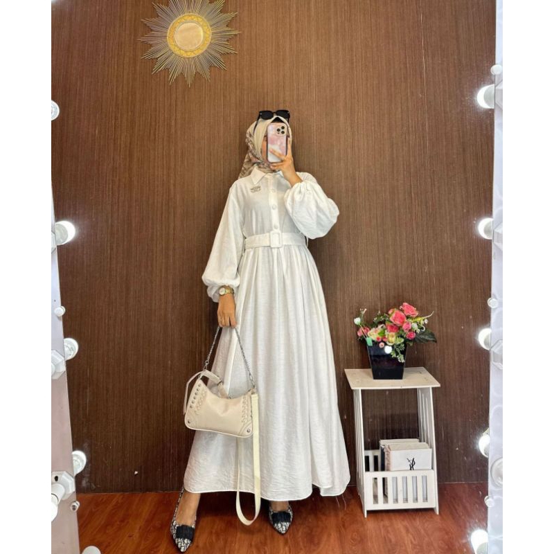 GAMIS POLOS BAHAN ADEM DAN JATUH - BEST SELLER - Kla