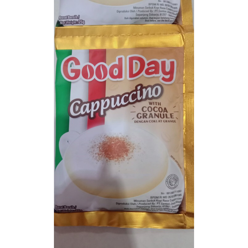 

Good day cappucino 25gr