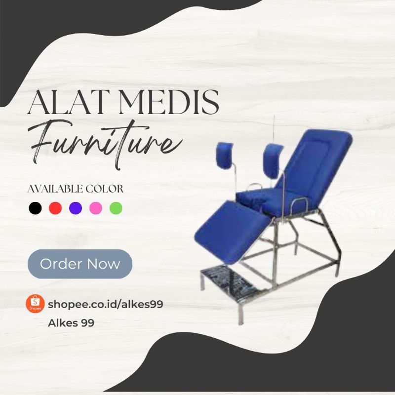 Bed obgyn peralatan medis kebidanan klinik dan rumah sakit