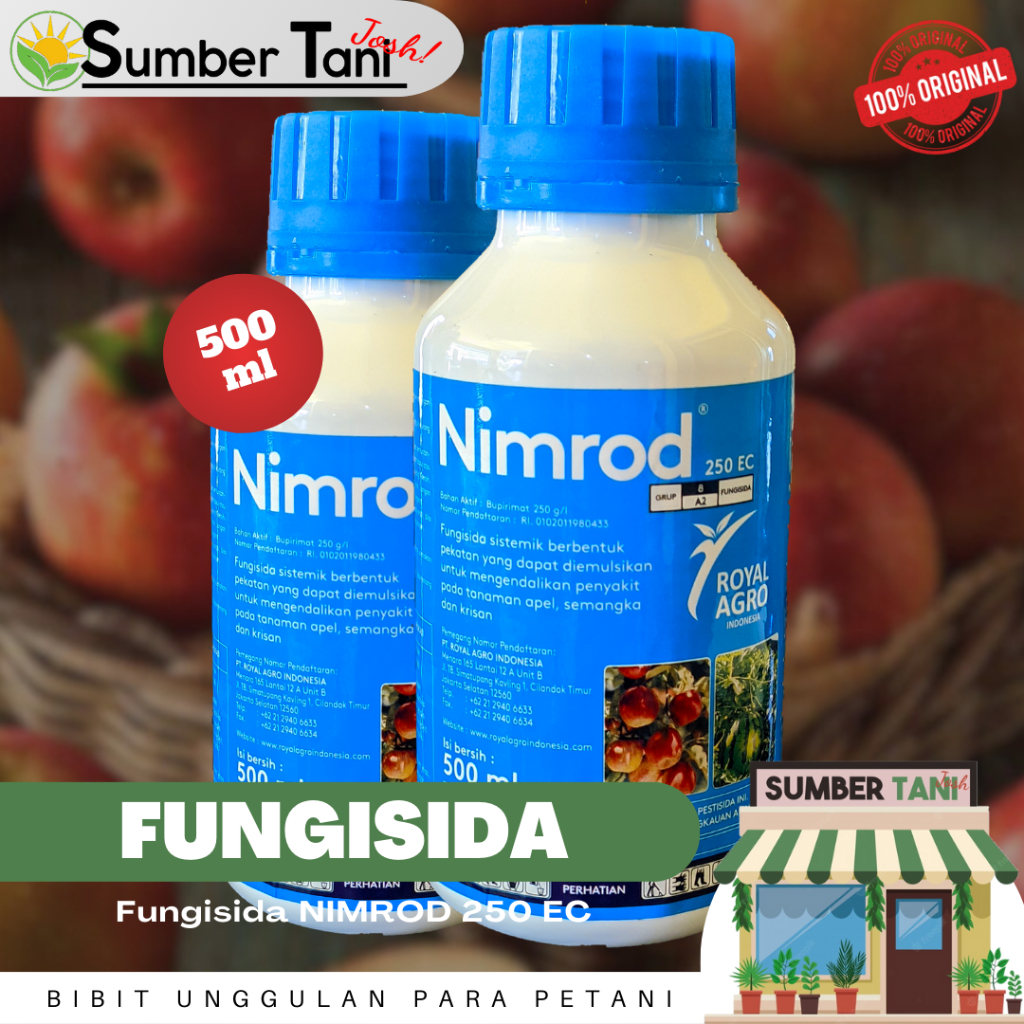 Fungisida Sistemik Nimrod Bupirimat 500ml Royal Agro Indonesia