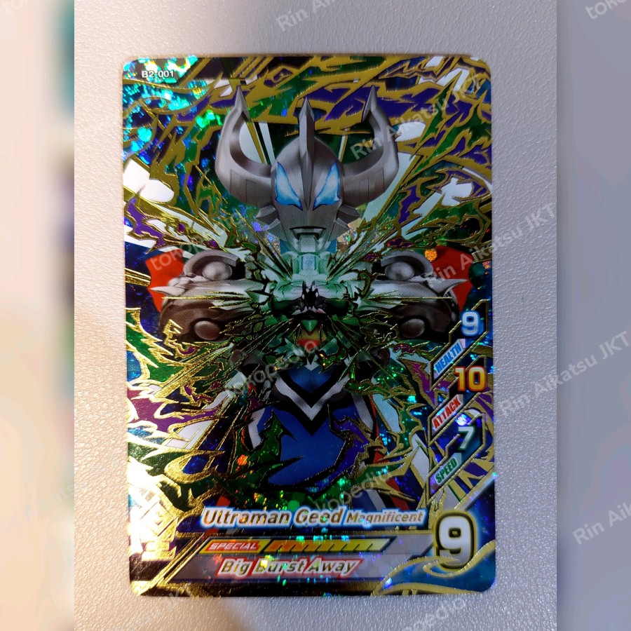 Ultraman Card R/B Versi 2 Ultra Rare B2-01 Ultraman Geed Magnificent