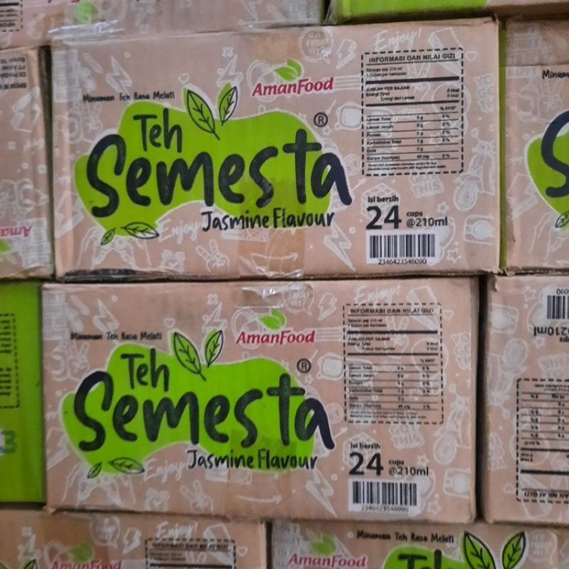 

TEH SEMESTA 210ML 1 DUS ISI 24 CUP