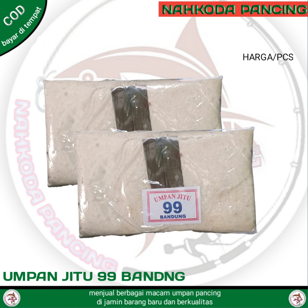 Umpan Jitu 99 putih - Umpan ikan mas siap pakai tinggal tambah deho / sunbell /amisan kroto - umpan