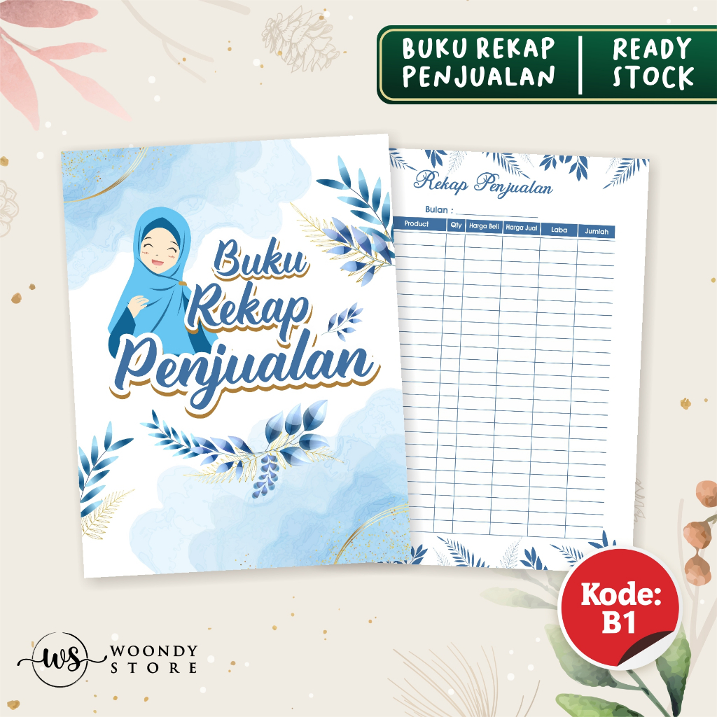 

BUKU PENJUALAN OLSHOP - BUKU REKAP PENJUALAN ONLINE SHOP