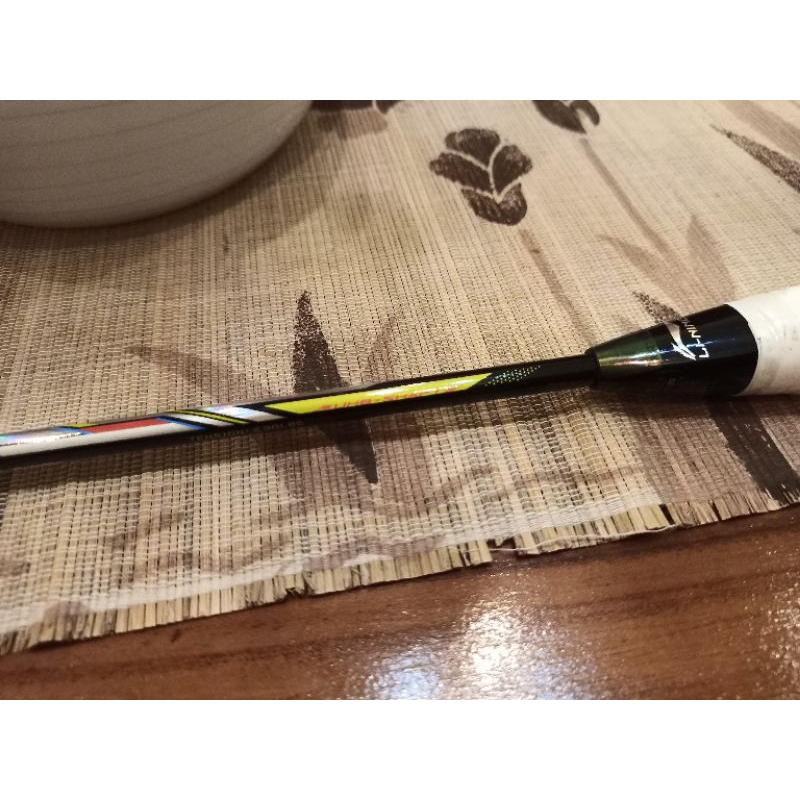 raket Li Ning windstrom 72 new free senar lining no3 boost