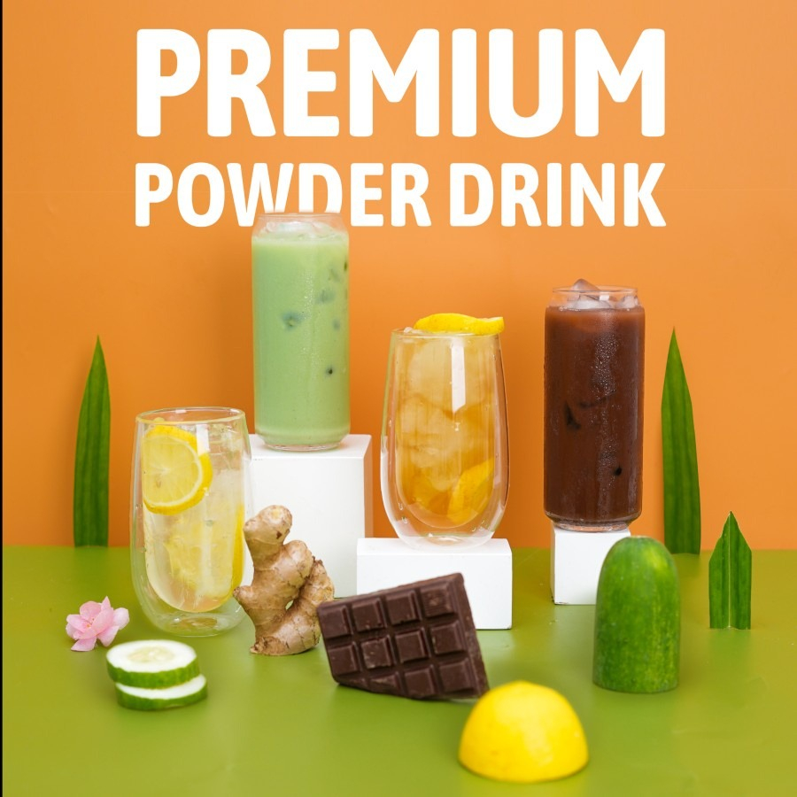 

SERBUK MINUMAN PREMIUM Powder Drink Chocolate Include Gula kemasan 1 kg / POWDER DRINK MAI DRINQ & PYOOMA BPOM HALAL HACCP KEMASAN 1 KG