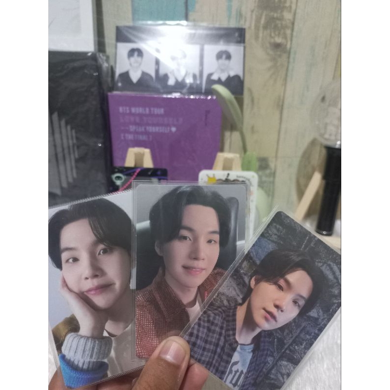 Photocard Suga BTS Lucky Draw DDAY Official ( pc ld suga dday )