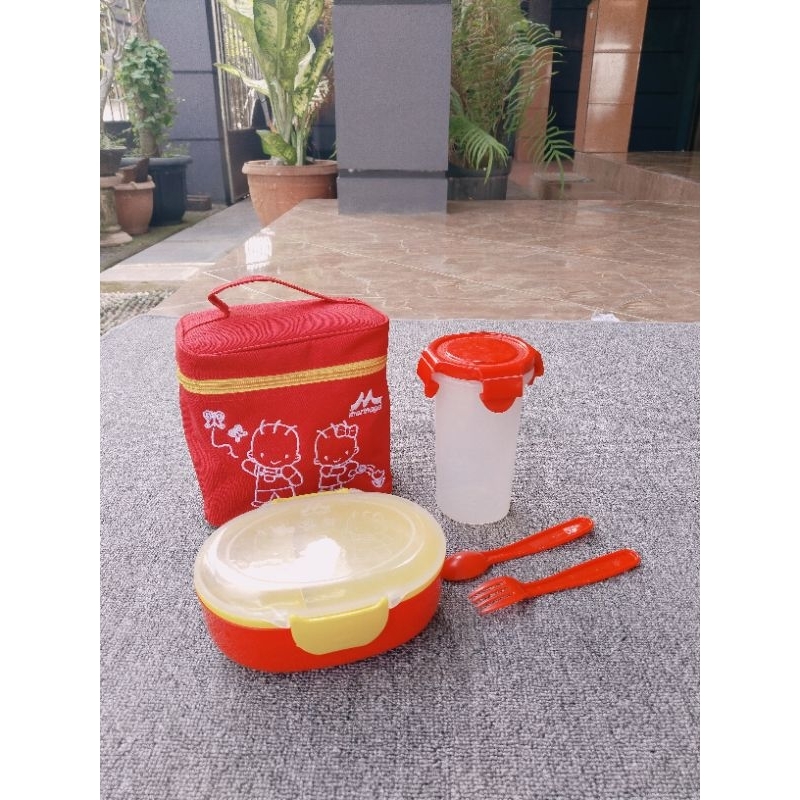 LUNCH BAG SET MORINAGA / MORINAGA / GIFT MORINAGA / HADIAH MORINAGA / TEMPAT MAKAN MORINAGA