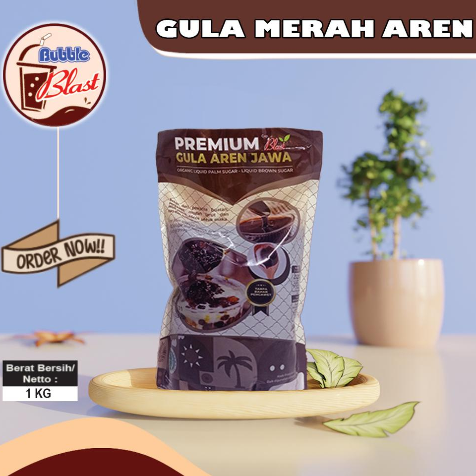 

Brown Sugar Cair 1 KG - Palm Sugar Liquid - Premium Aren Jawa