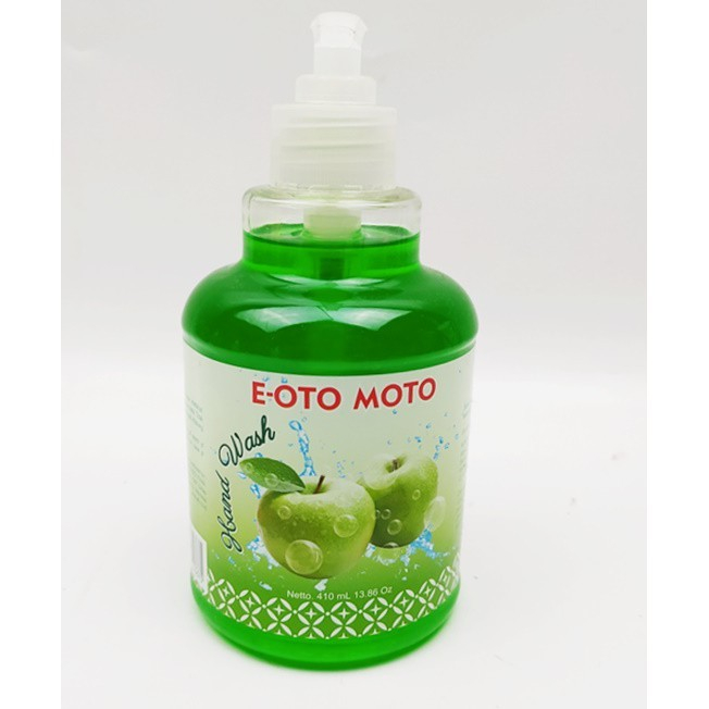 Sabun Cuci Tangan E Oto Moto Isi 410Ml Wangi APEL