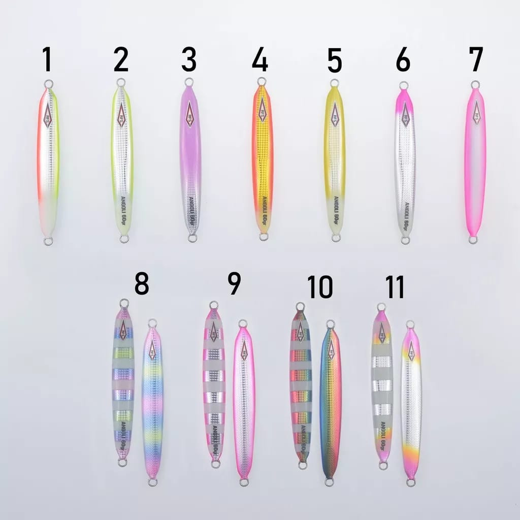 METAL JIG RFS ANGOLI 60gr | UMPAN MANCING METAL JIG