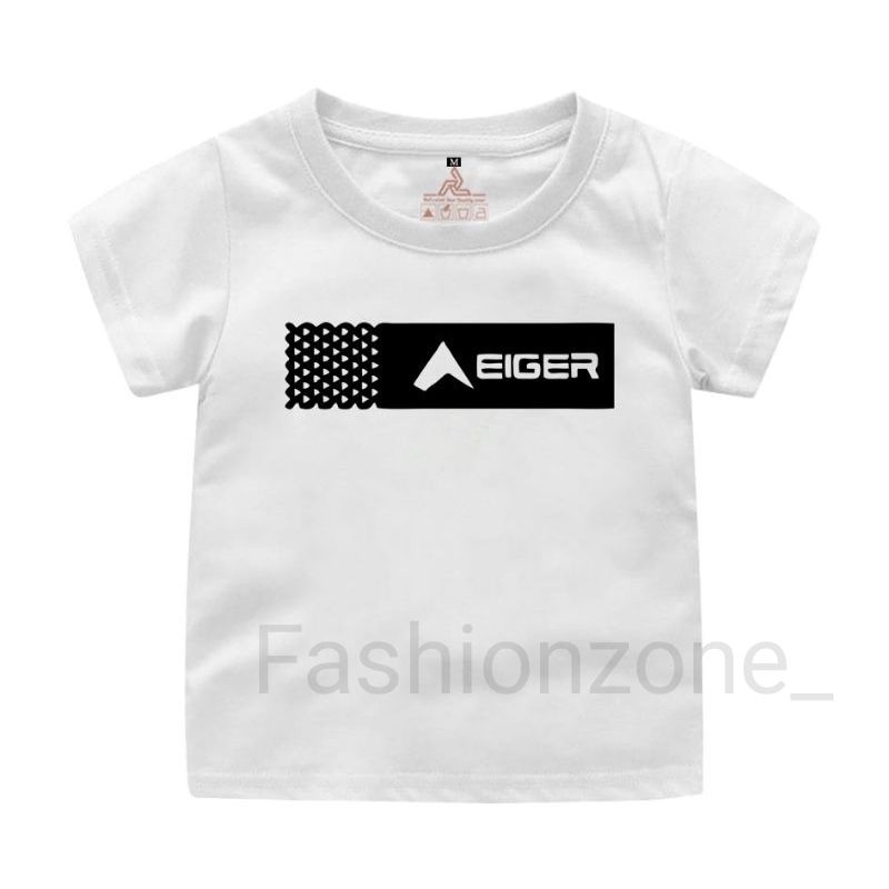 Kaos Anak E1ger Unisex Ideal Usia 2-16 Tahun Baju Kaos Oblong Anak Anak Unisex Cewek Cowok