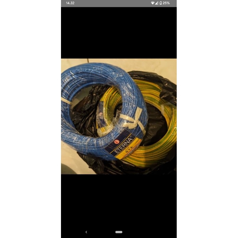 Kabel Eterna NYA 1x1 5 50 Meter