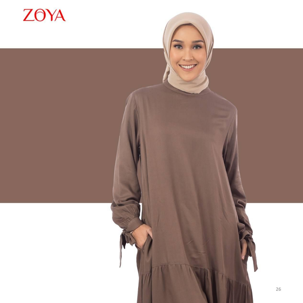 ZOYA/GAMIS LALIZA DRESS DARI ZOYA/LALIZA DRESS/DRESS BAHAN KATUN TWILL/GAMIS BAHAN KATUN TWILL