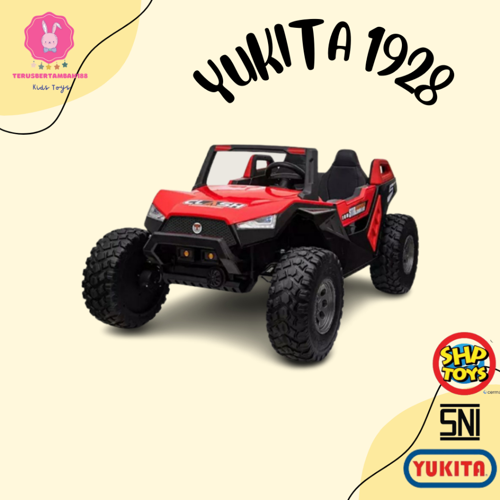 Mainan Mobil Aki Yukita 1928 Jeep Buggy