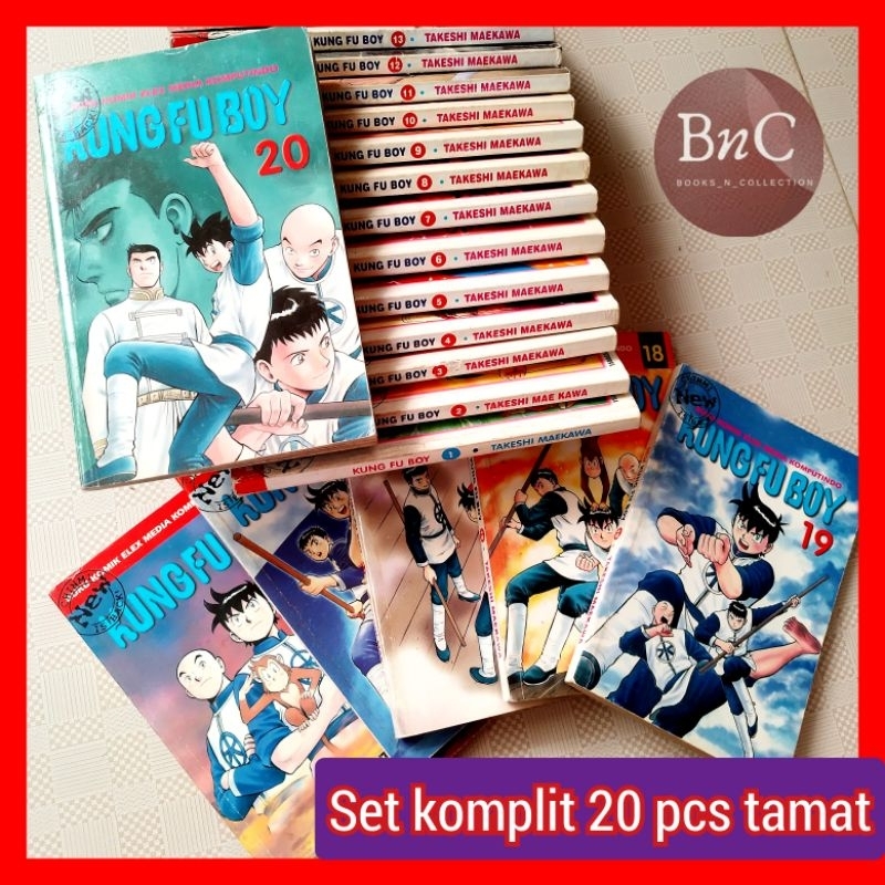 Kungfu Boy Set new kung fu boy lengkap 20 pcs preloved