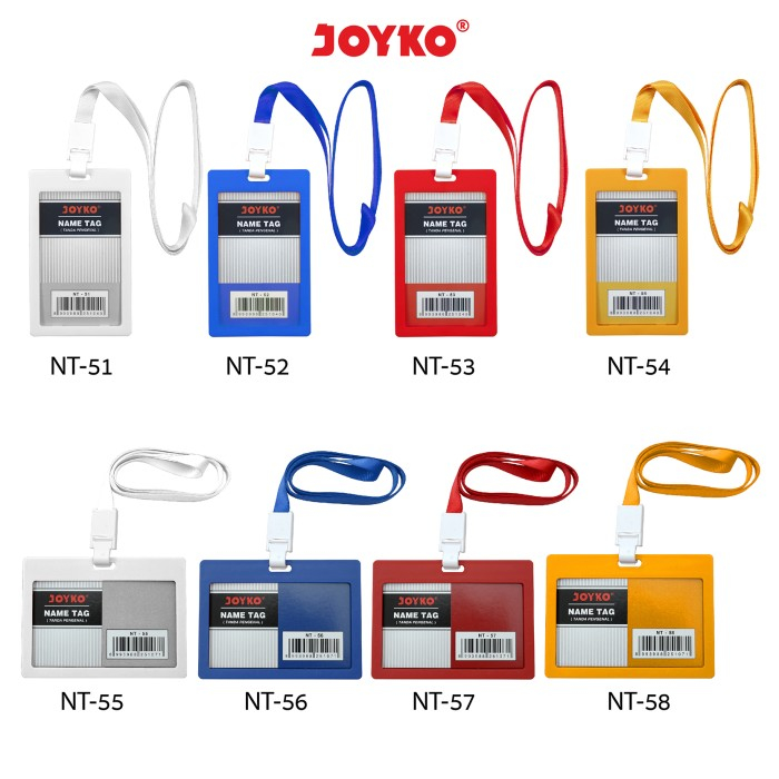 

TANDA PENGENAL/NAME TAG NT-51~54 JOYKO/ CASING KOTAK ID CARD PLASTIK / NAME TAG / TEMPAT ID CARD / CASING NAME TAG