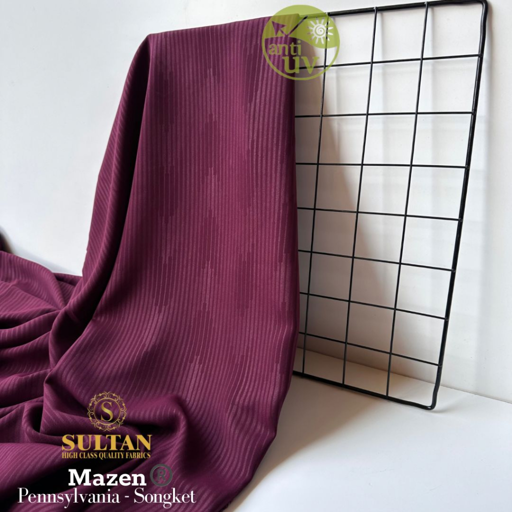 Kain Abaya Sultan Mazen Emboss SONGKET