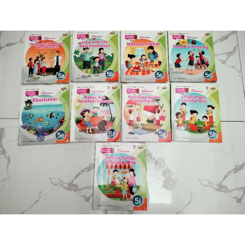 Buku tematik terpadu kelas 5 Erlangga