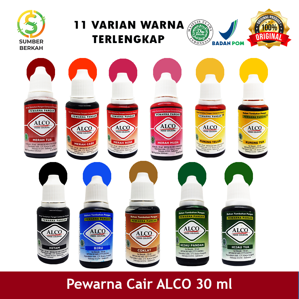

Pewarna Makanan Kue ALCO 30 ml