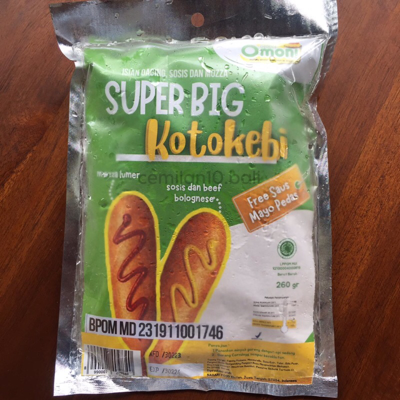 Omoni Kotokebi Corndog Super Big