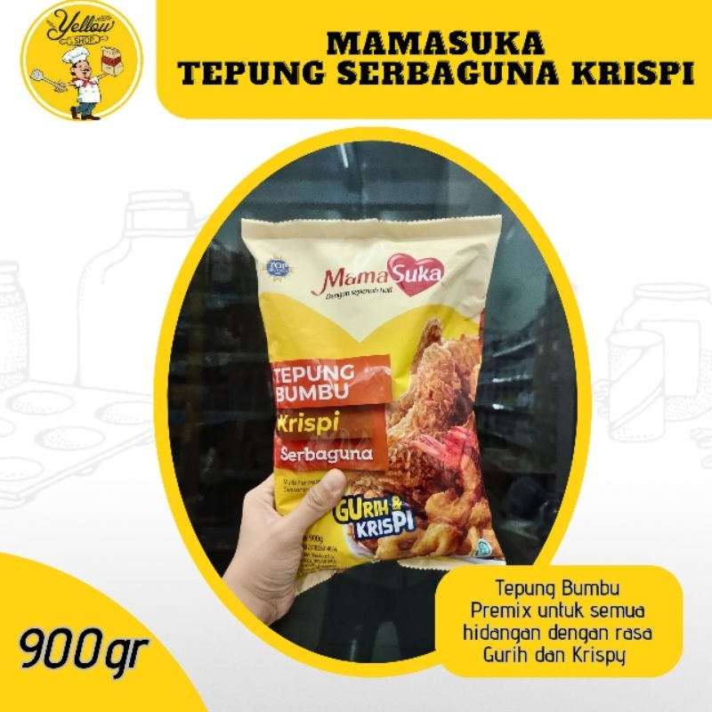 

MAMASUKA TEPUNG BUMBU KRISPI SERBAGUNA GURIH&KRISPI 900GR
