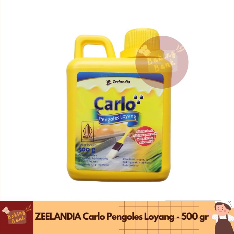 

ZEELANDIA Carlo Pan Grease 500 gr Minyak Pengoles Loyang Anti Lengket ZEELANDIA