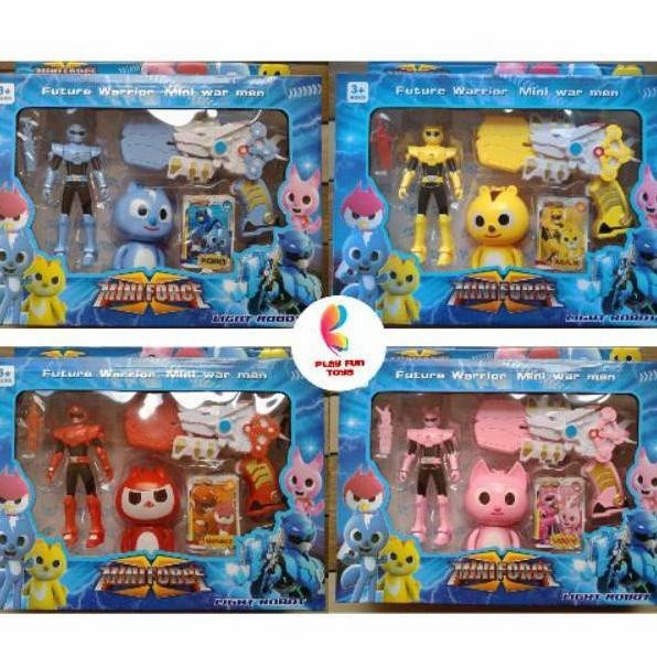 MAINAN ROBOT MINI FORCE X PEDANG POWER RANGES