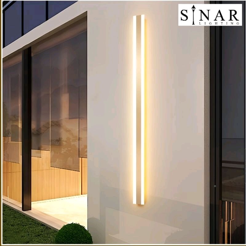 Lampu dinding minimalis Outdoor persegi panjang LED M2268