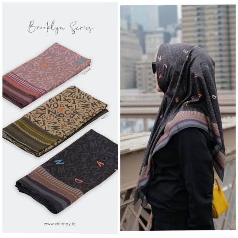 BROOKLYN SERIES HIJAB PRINTED BY DEENAY