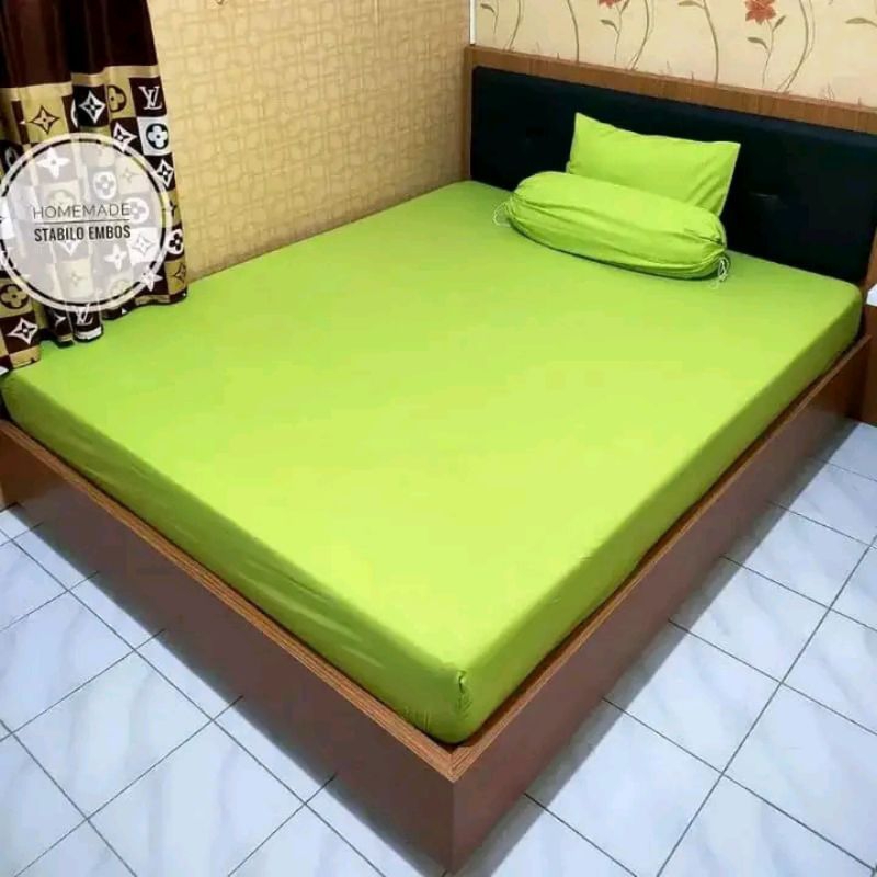 SPREI EMBOS POLOS sprei polos emboss SET SARBAN SARGUL UKURAN 200X200 180X200 160X200 BAHAN BONITA N