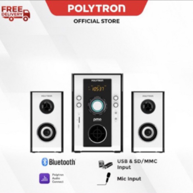 Speaker Bluetooth Polytron PMA 9523 Radio