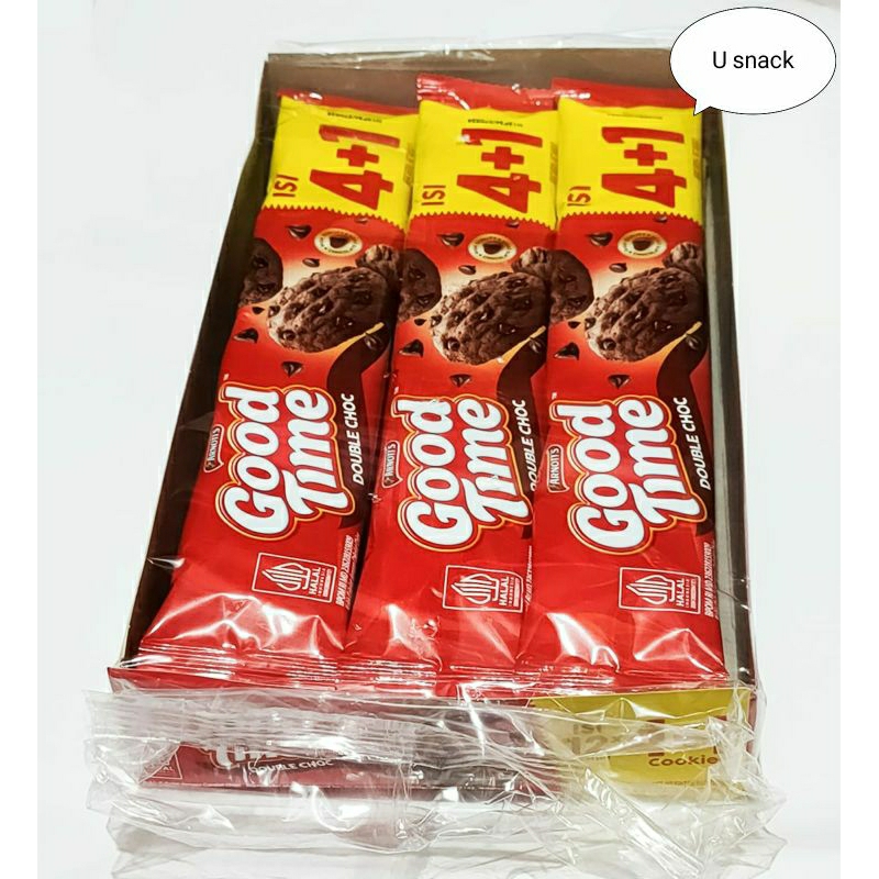 

Good time cookies double chocolate 12 sachet