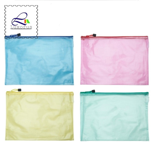

1pcs MAP ZIPPER JARING UKURAN A4 (TOZCHA)
