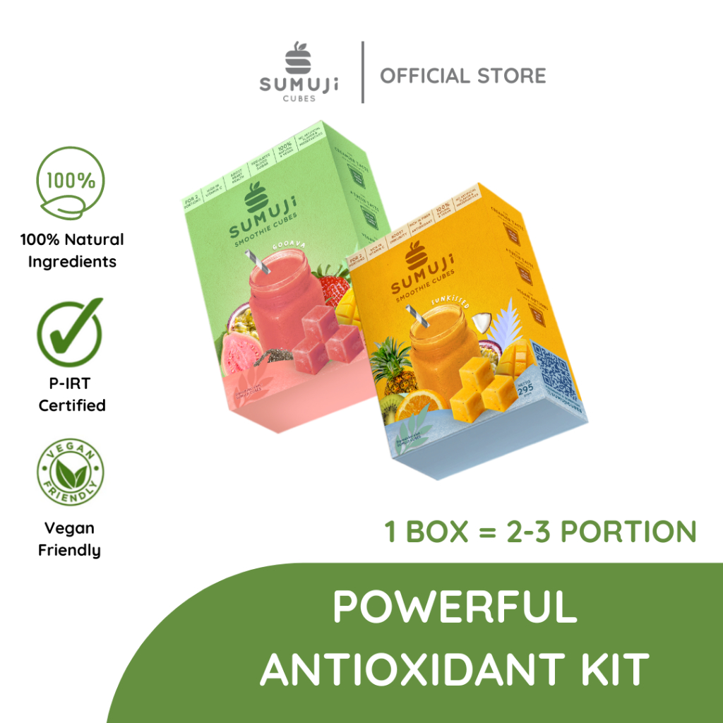 

SUMUJI Frozen Smoothie Cubes BUNDLE - POWERFUL ANTIOXIDANT untuk 4-6x minum