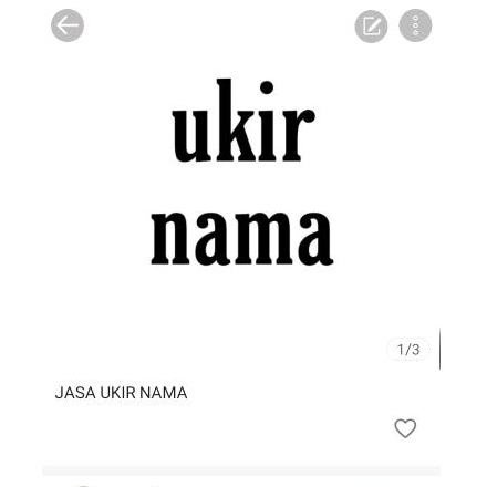 tambahan ukir nama pakai laser