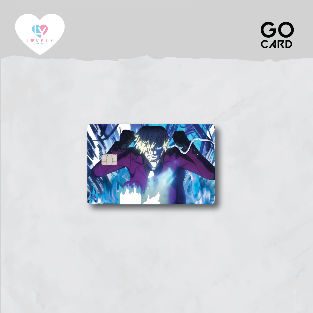 

Sticker Kartu ATM Sanji Flame Hologram Emoney Flazz Sticker