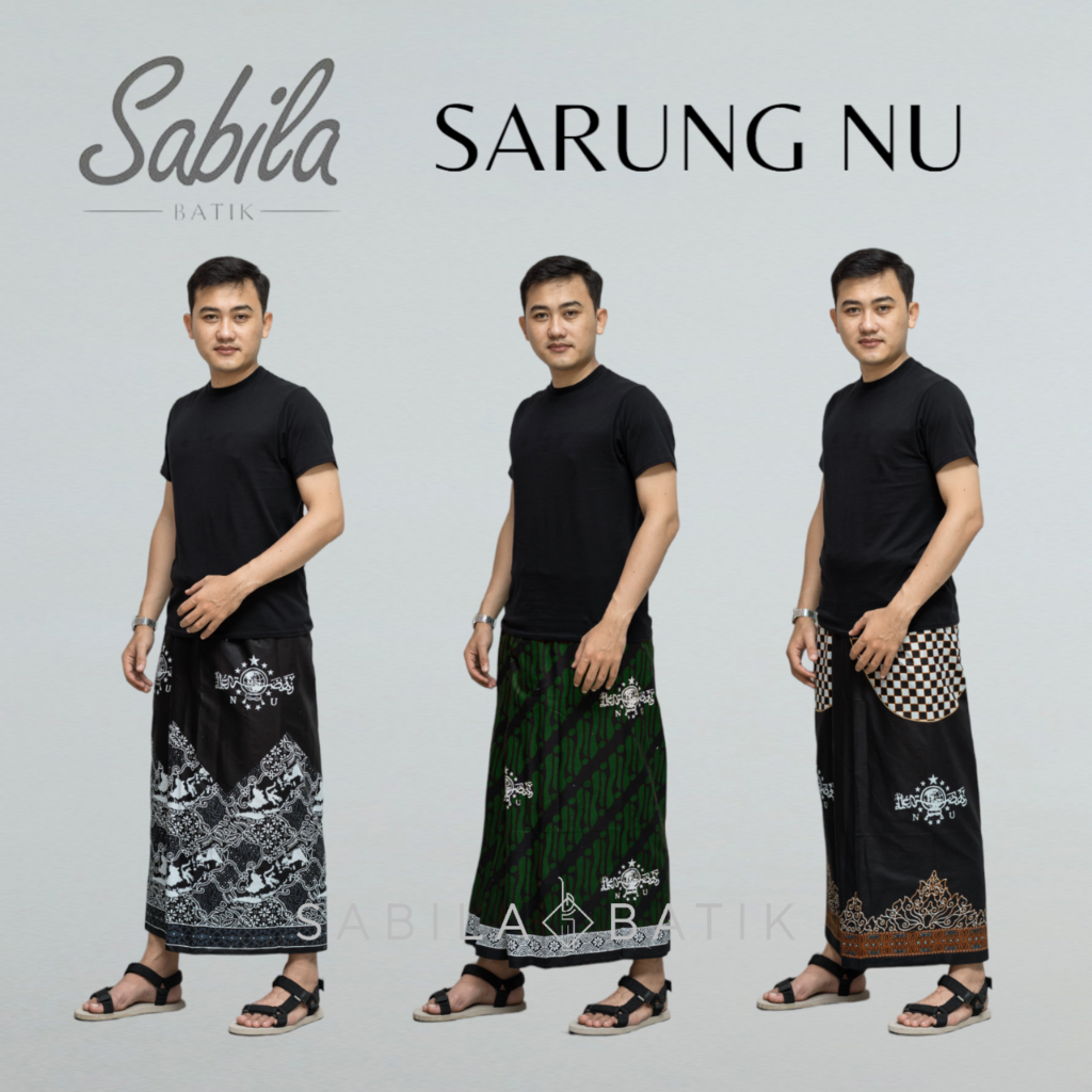 Sabila Sarung Batik Pekalongan Pria Motif NU
