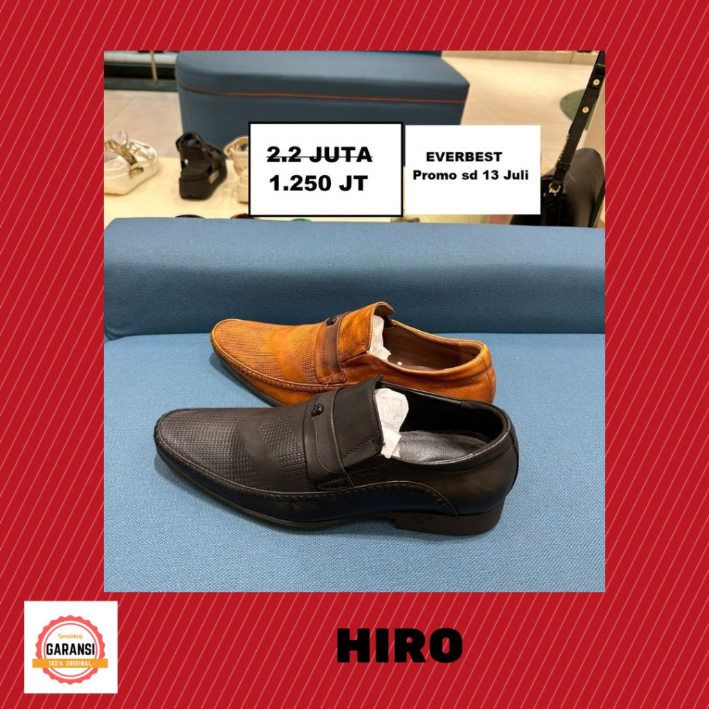 Sepatu Everbest pria sale HIRO shoes 100% original store