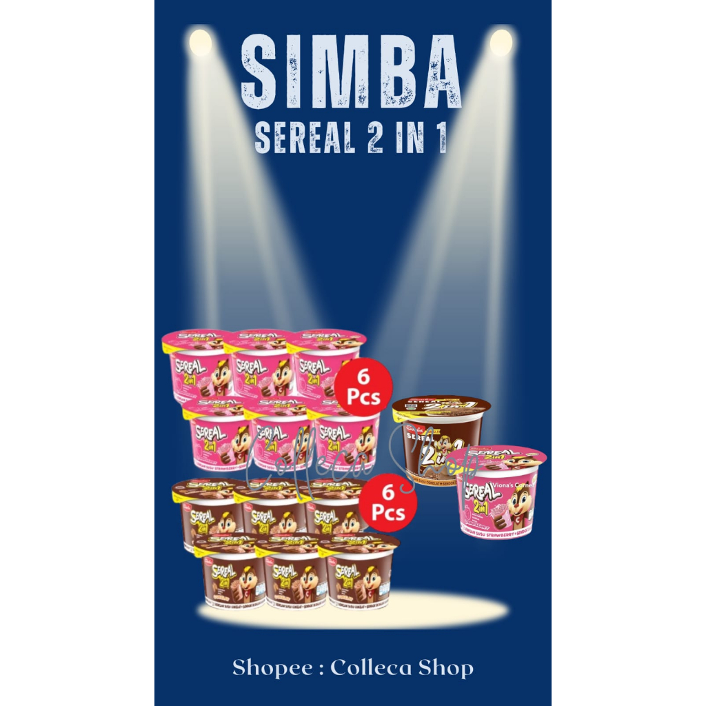 

Simba Sereal Cup 2 in 1 (1 pack isi 6 cups)