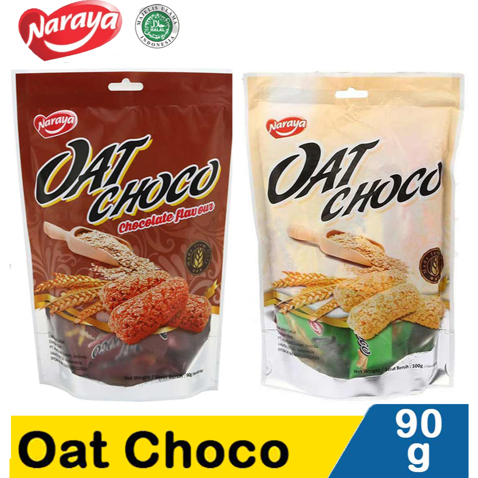 

Naraya Oat Choco Snack Camilan Cemilan Gandum 90g 90 gram