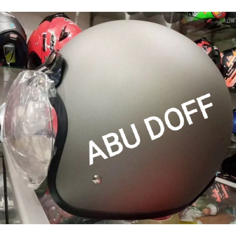 HELM MURAH, HELM HALF FACE BOGO POLOS GAYA RETRO KUALITAS BAGUS TERJAMIN DENGAN UKURAN YG SUPER BIG/