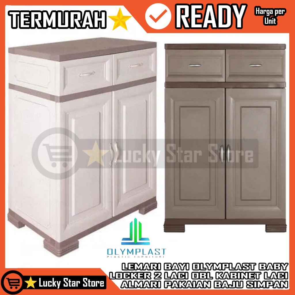 [Instan] OLYMPLAST OBL A2 BABY LOCKER LEMARI PAKAIAN BAJU BAYI LACI CABINET DRAWER KABINET PLASTIK P