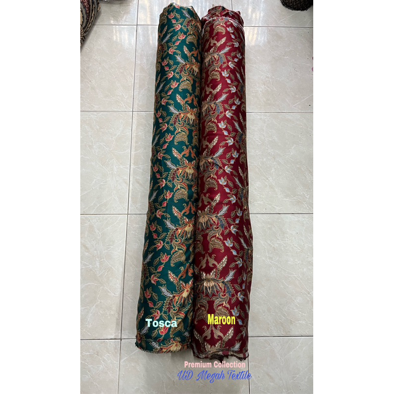 (B378) Kain Batik halus Silk Sutera sutra Pria wanita (lb120) Harga per meter cocok Kebaya Gamis Mus